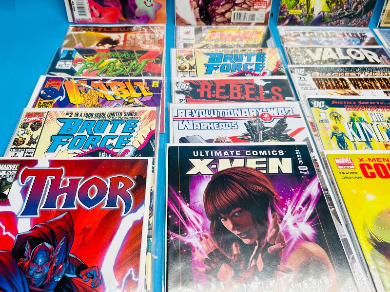Photo 1 of 025325… final sale no refunds/returns-30 misc comics in plastic sleeves 