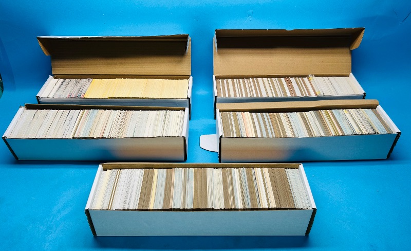 Photo 1 of 025327…final sale no refunds/returns 4000+ mixed baseball cards in boxes