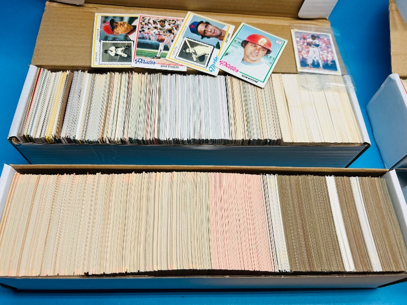 Photo 1 of 025328… final sale no refunds/returns 4000+ mixed baseball cards in boxes