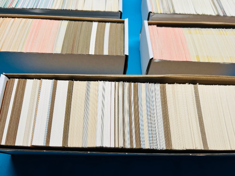 Photo 1 of 025328… final sale no refunds/returns 4000+ mixed baseball cards in boxes