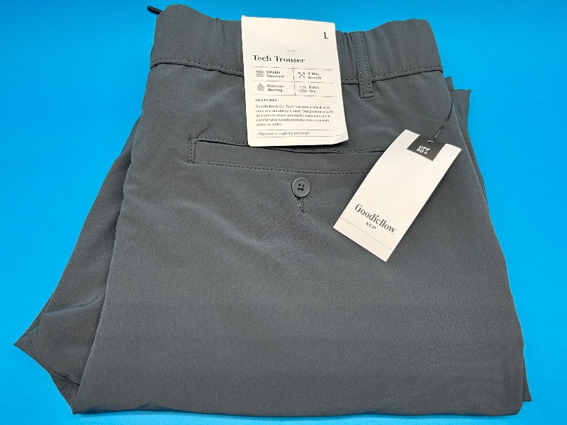 Photo 1 of 025364…Goodfellow size L men’s tech trousers -like new condition 