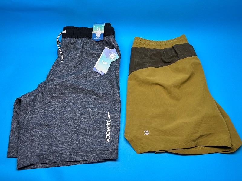 Photo 1 of 025381…mens size l swim trunks-Speedo and all in motion brands--like new condition