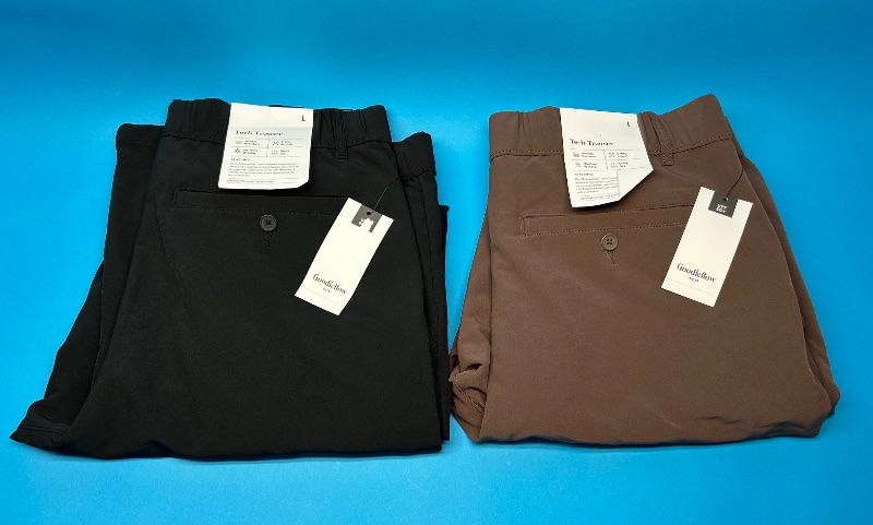 Photo 1 of 025385…2 mens size Large tech trousers - like new condition 