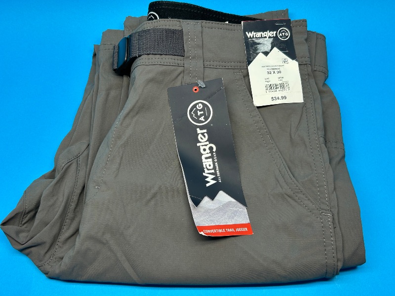 Photo 1 of 025399…wrangler 32x30 trail joggers - like new condition -all terrain