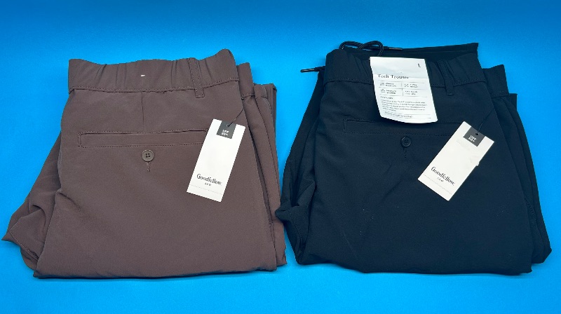 Photo 1 of 025414…2 pairs of tech pants size L Goodfellow -like new condition 
