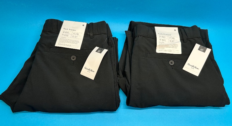 Photo 1 of 025454…2 Goodfellow size M tech trousers- - like new condition 