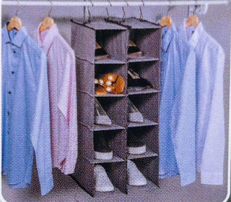 Photo 1 of 025486… Everbuilt 10 pocket hanging fabric shoe organizer 