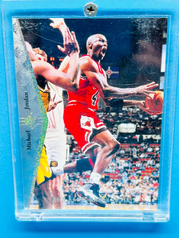 Photo 1 of 025494…Michael Jordan card MJ1 in hard plastic case
