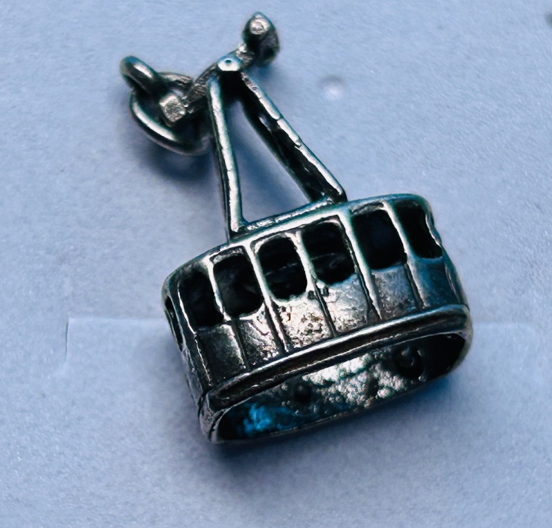 Photo 1 of 025499… vintage sterling silver charm in gift box - some wear from age