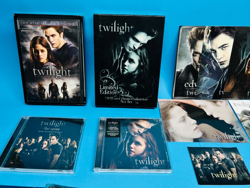 Photo 1 of 025517…Twilight DVD,  photos, CD’s,  magazines, and posters