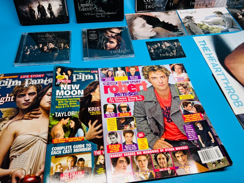 Photo 1 of 025517…Twilight DVD,  photos, CD’s,  magazines, and posters