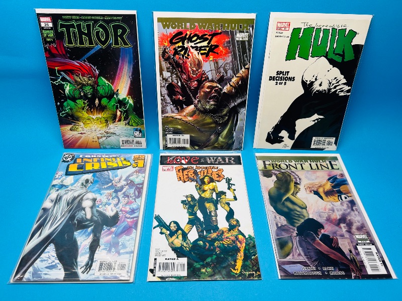 Photo 1 of 025529…6 comics in plastic sleeves 