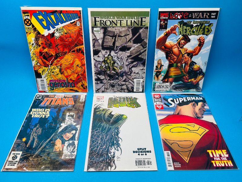 Photo 1 of 025530…6 comics in plastic sleeves 