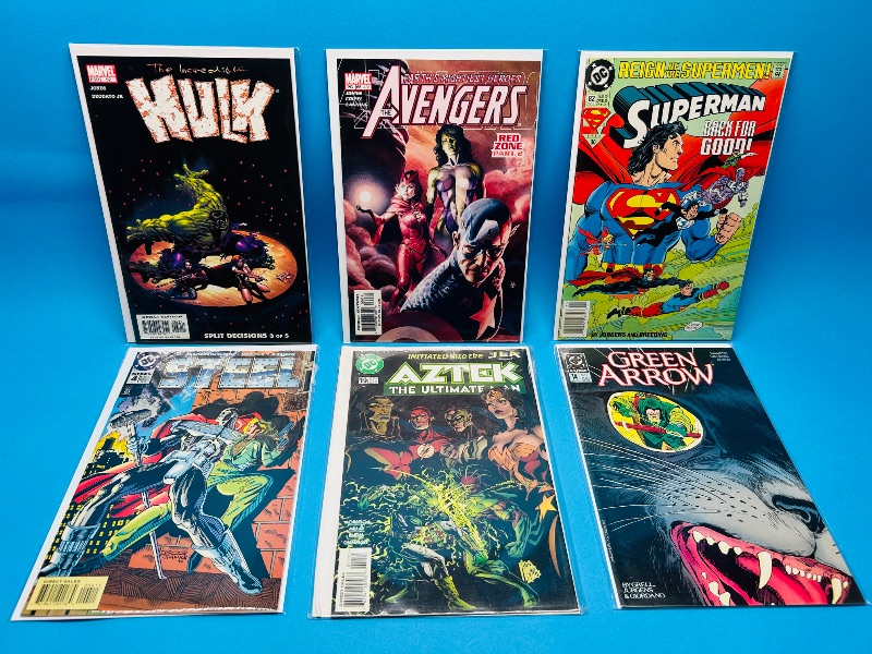Photo 1 of 025543…6  comics in plastic sleeves 