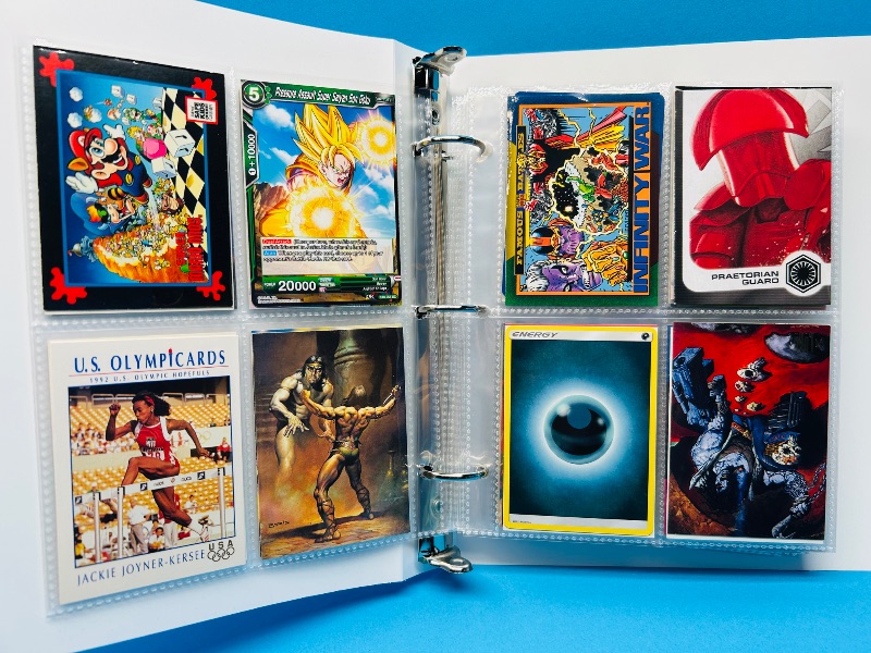 Photo 1 of 025573…final sale no return/refund-152 misc character/game cards in binder