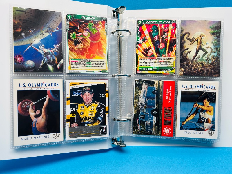 Photo 1 of 025573…final sale no return/refund-152 misc character/game cards in binder