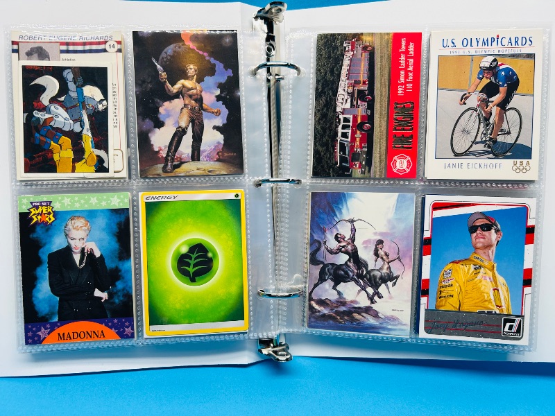 Photo 1 of 025573…final sale no return/refund-152 misc character/game cards in binder