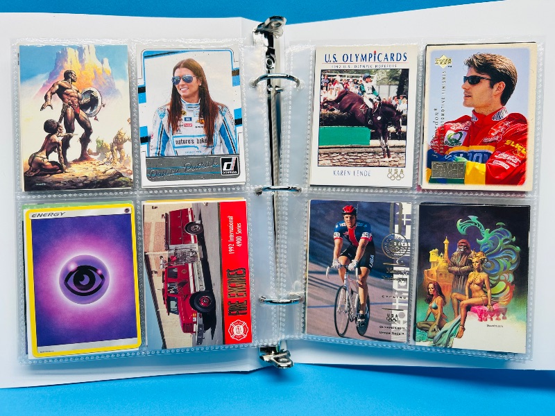 Photo 1 of 025573…final sale no return/refund-152 misc character/game cards in binder