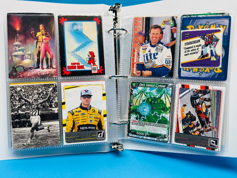 Photo 1 of 025573…final sale no return/refund-152 misc character/game cards in binder