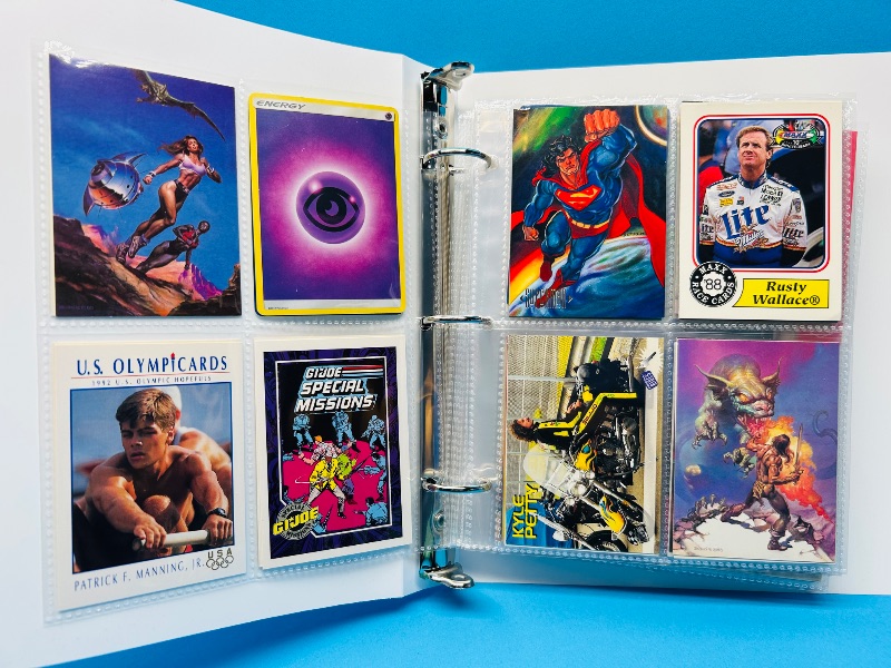 Photo 1 of 025573…final sale no return/refund-152 misc character/game cards in binder