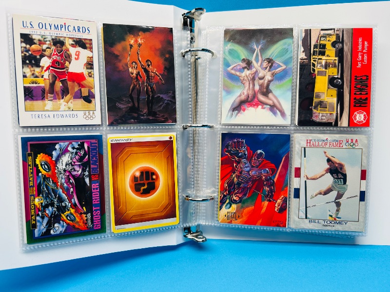 Photo 1 of 025573…final sale no return/refund-152 misc character/game cards in binder