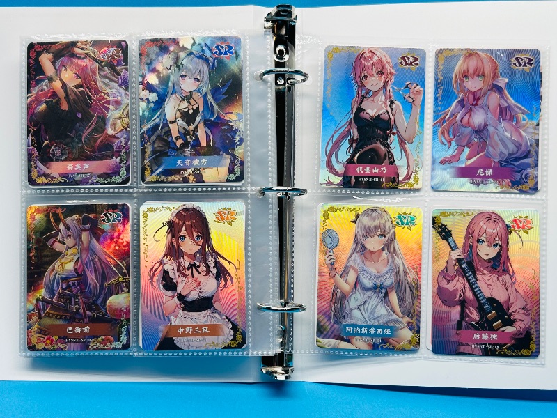 Photo 1 of 025575…  final sale no return/refund-96 misc holo asian Anime cards in binder