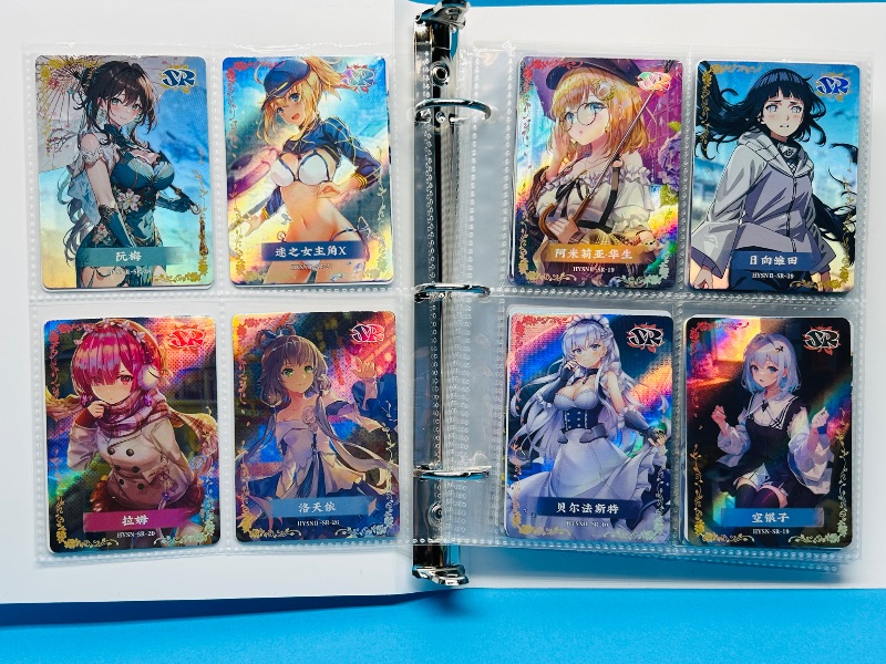 Photo 1 of 025575…  final sale no return/refund-96 misc holo asian Anime cards in binder
