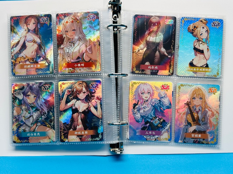 Photo 1 of 025575…  final sale no return/refund-96 misc holo asian Anime cards in binder