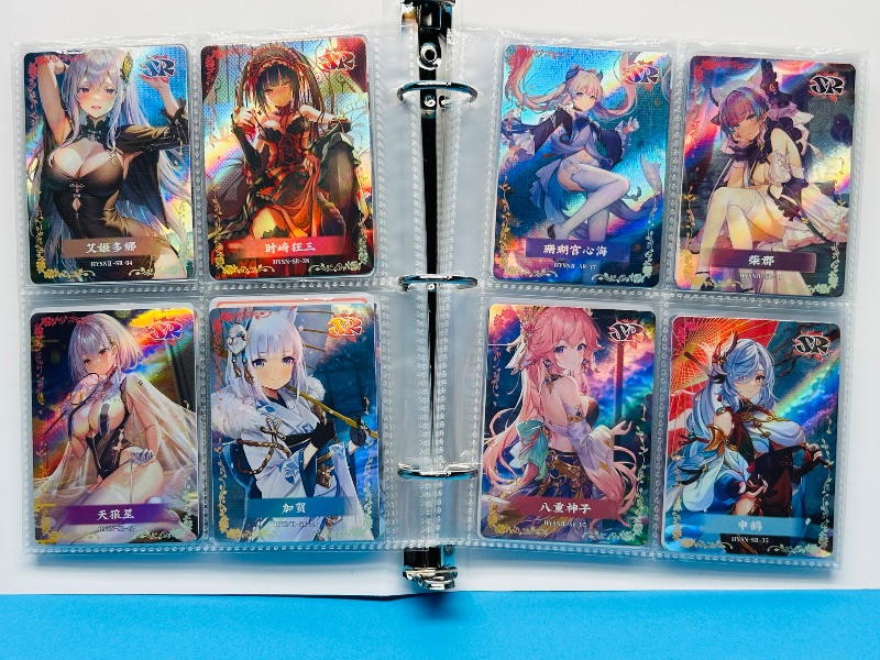 Photo 1 of 025575…  final sale no return/refund-96 misc holo asian Anime cards in binder