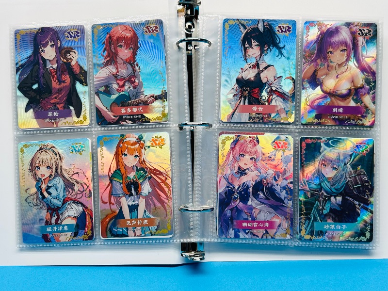 Photo 1 of 025575…  final sale no return/refund-96 misc holo asian Anime cards in binder