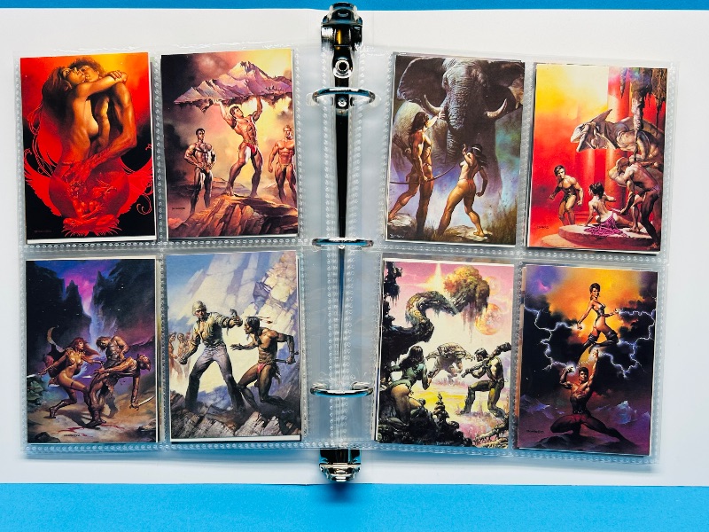 Photo 1 of 025576… final sale no return/refund-88 misc Boris Vallejo art cards in binder