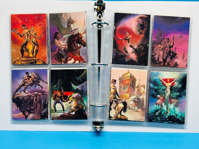 Photo 1 of 025576… final sale no return/refund-88 misc Boris Vallejo art cards in binder