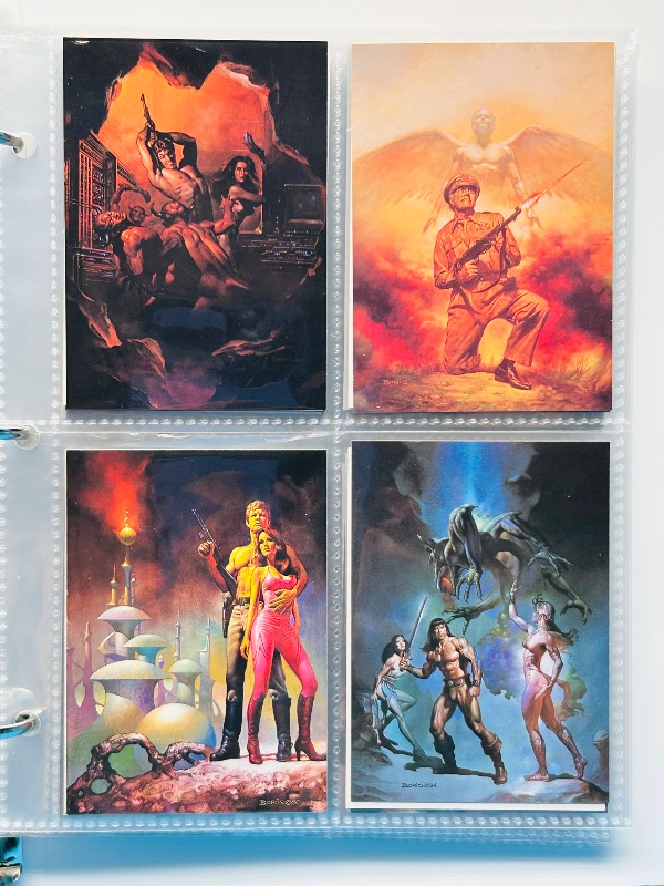 Photo 1 of 025576… final sale no return/refund-88 misc Boris Vallejo art cards in binder