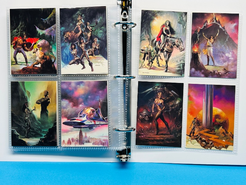 Photo 1 of 025576… final sale no return/refund-88 misc Boris Vallejo art cards in binder