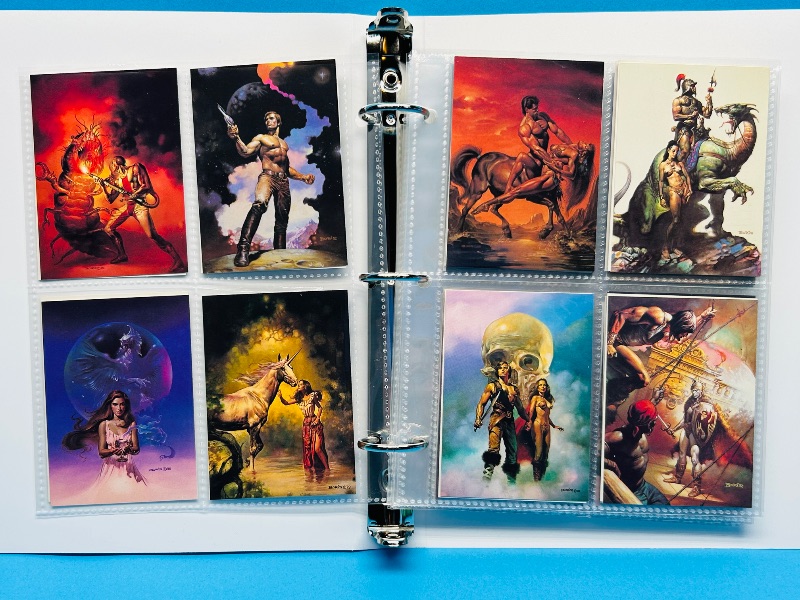 Photo 1 of 025576… final sale no return/refund-88 misc Boris Vallejo art cards in binder