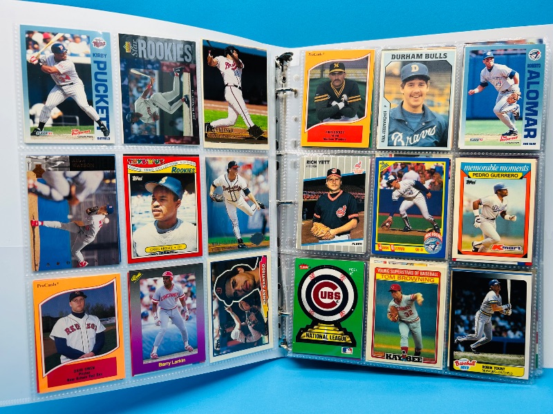 Photo 1 of 025577…final sale no returns/refund-342 mixed baseball cards in binder