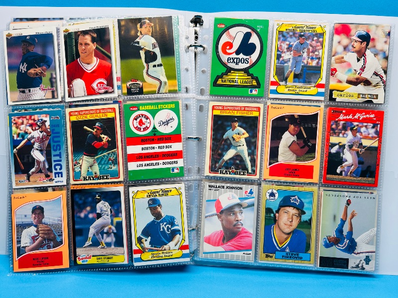 Photo 1 of 025577…final sale no returns/refund-342 mixed baseball cards in binder