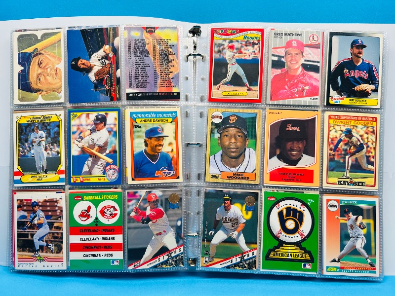 Photo 1 of 025577…final sale no returns/refund-342 mixed baseball cards in binder