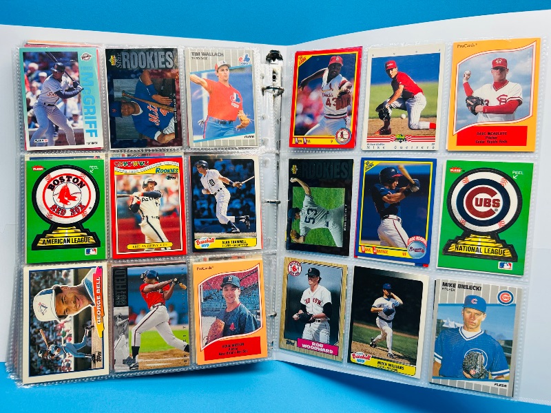 Photo 1 of 025577…final sale no returns/refund-342 mixed baseball cards in binder