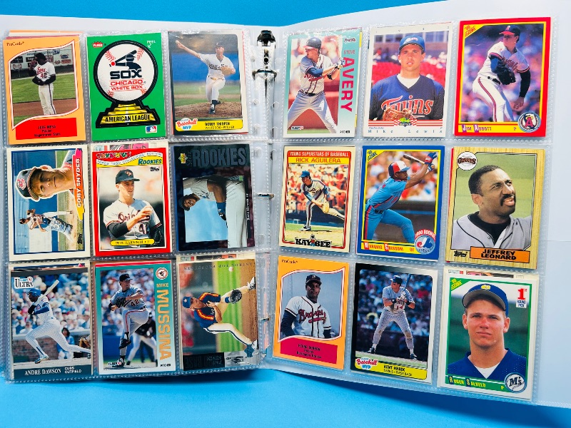Photo 1 of 025577…final sale no returns/refund-342 mixed baseball cards in binder