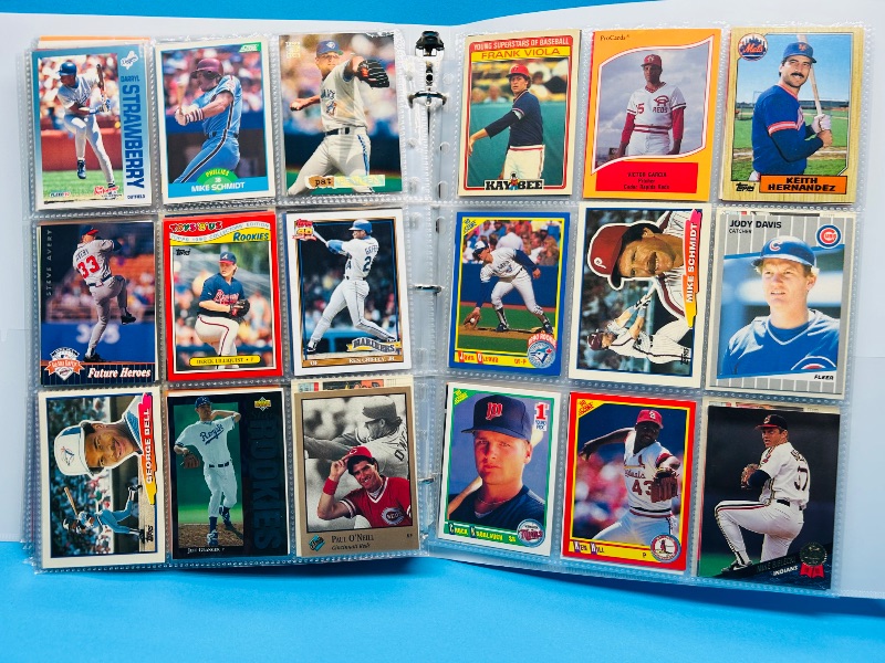 Photo 1 of 025577…final sale no returns/refund-342 mixed baseball cards in binder