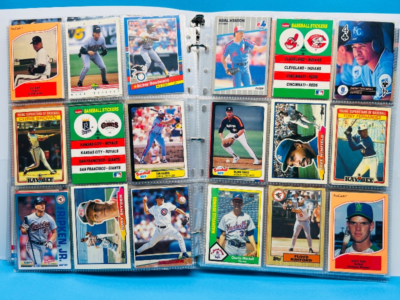Photo 1 of 025577…final sale no returns/refund-342 mixed baseball cards in binder