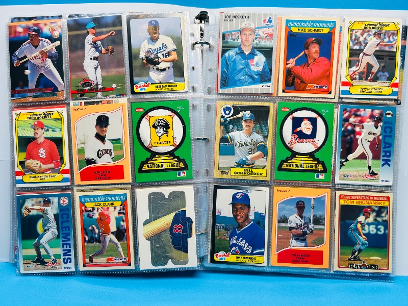 Photo 1 of 025577…final sale no returns/refund-342 mixed baseball cards in binder