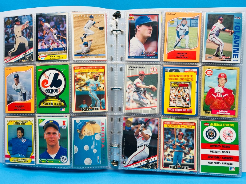 Photo 1 of 025577…final sale no returns/refund-342 mixed baseball cards in binder