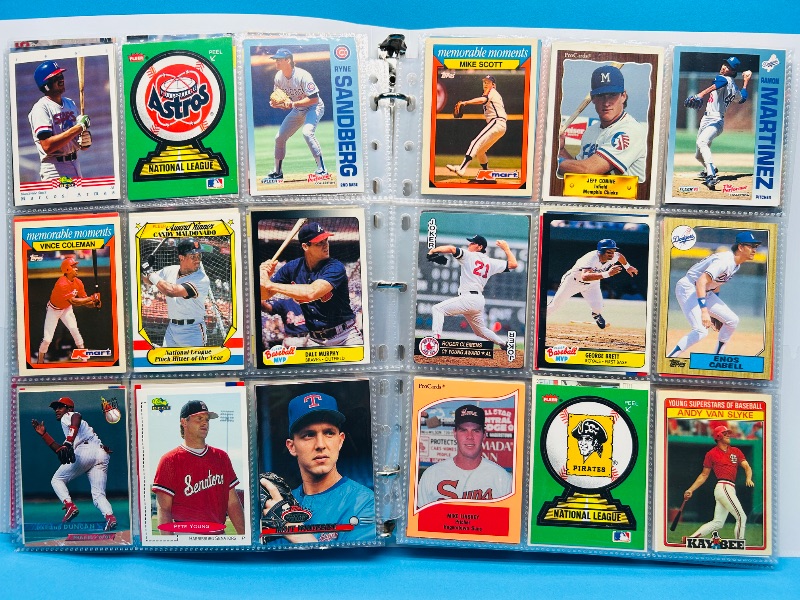 Photo 1 of 025577…final sale no returns/refund-342 mixed baseball cards in binder