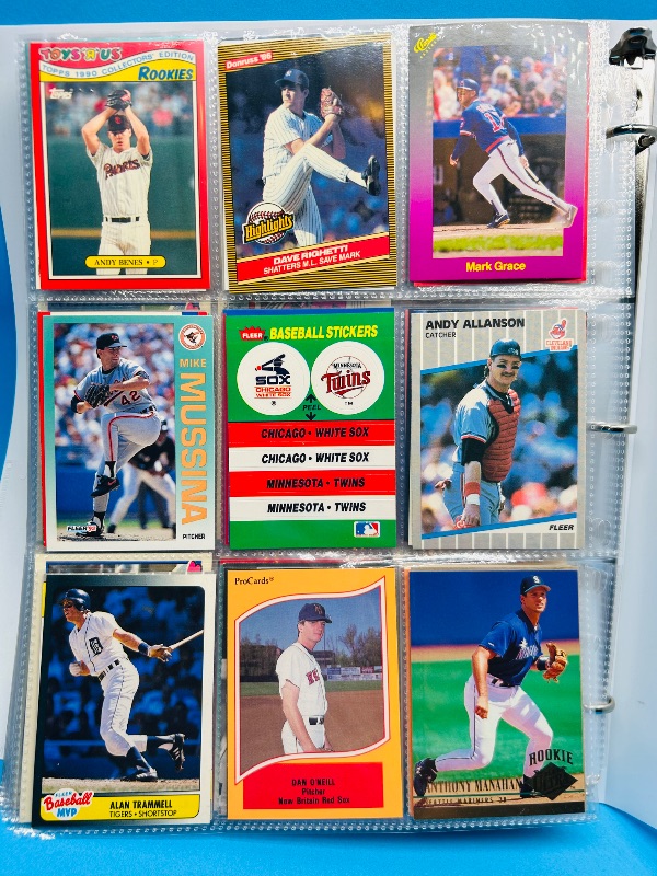 Photo 1 of 025577…final sale no returns/refund-342 mixed baseball cards in binder
