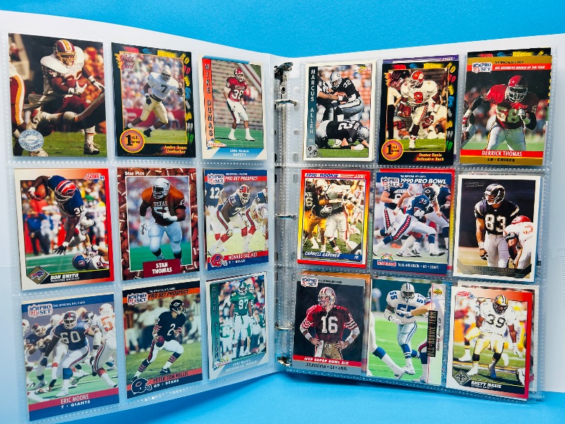 Photo 1 of 025579…final sale no return/refund-270 mixed football cards in binder
