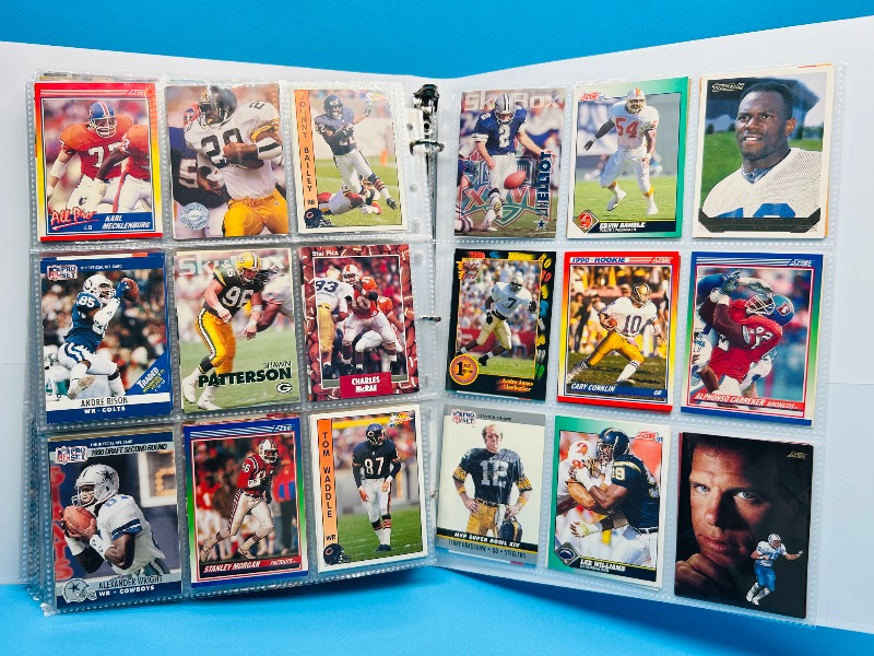 Photo 1 of 025579…final sale no return/refund-270 mixed football cards in binder