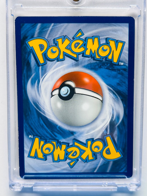 Photo 1 of 025581…Meowth Vmax hologram Pokémon card in hard plastic case