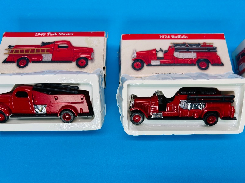 Photo 1 of 025620… 3 collectible mini fire trucks 